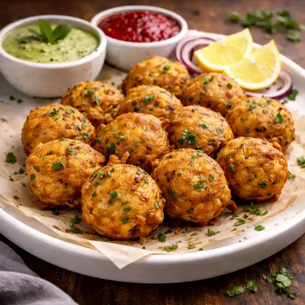 Karam Punugulu — A spicy twist on the classic, these crispy dumplings are tossed in at Hashtag India, Overland Park